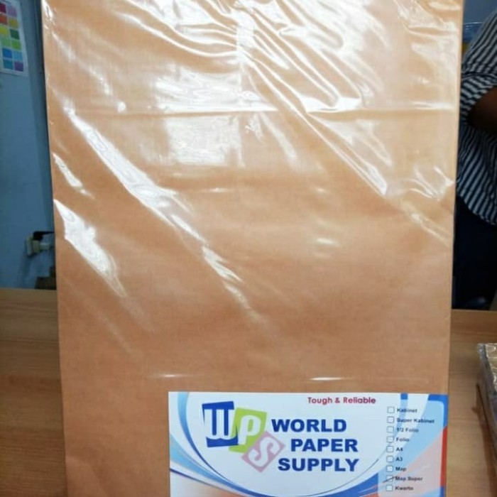 

Amplop Coklat Polos Super Map (29 x 39.5 cm) - WPS