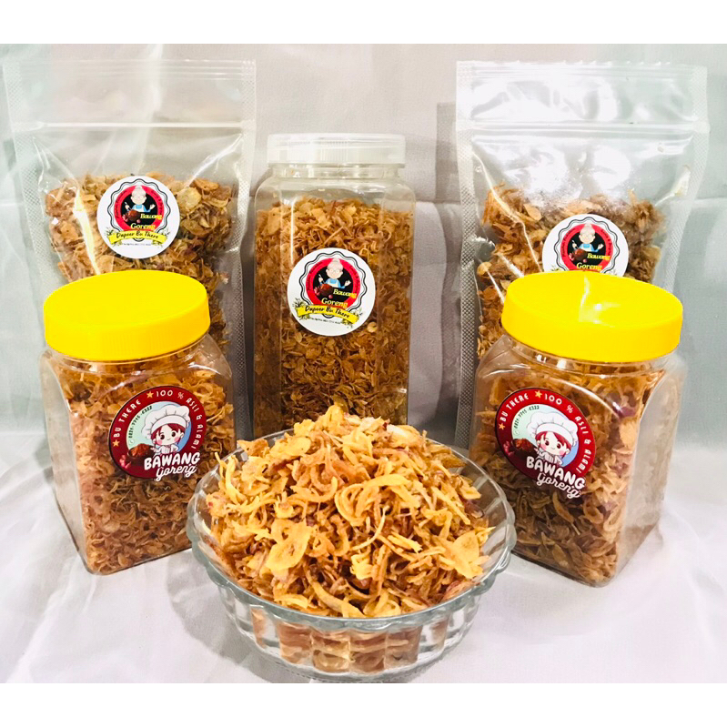 

Bawang Goreng Asli Premium, gurih dan nikmat, 100% asli tanpa campuran