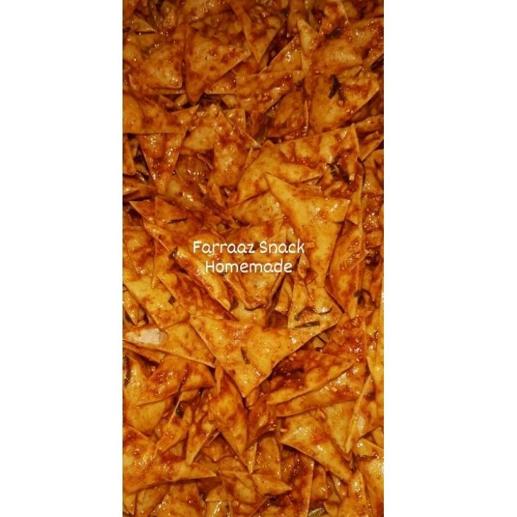 

Keripik Pangsit Pedas DaunJeruk