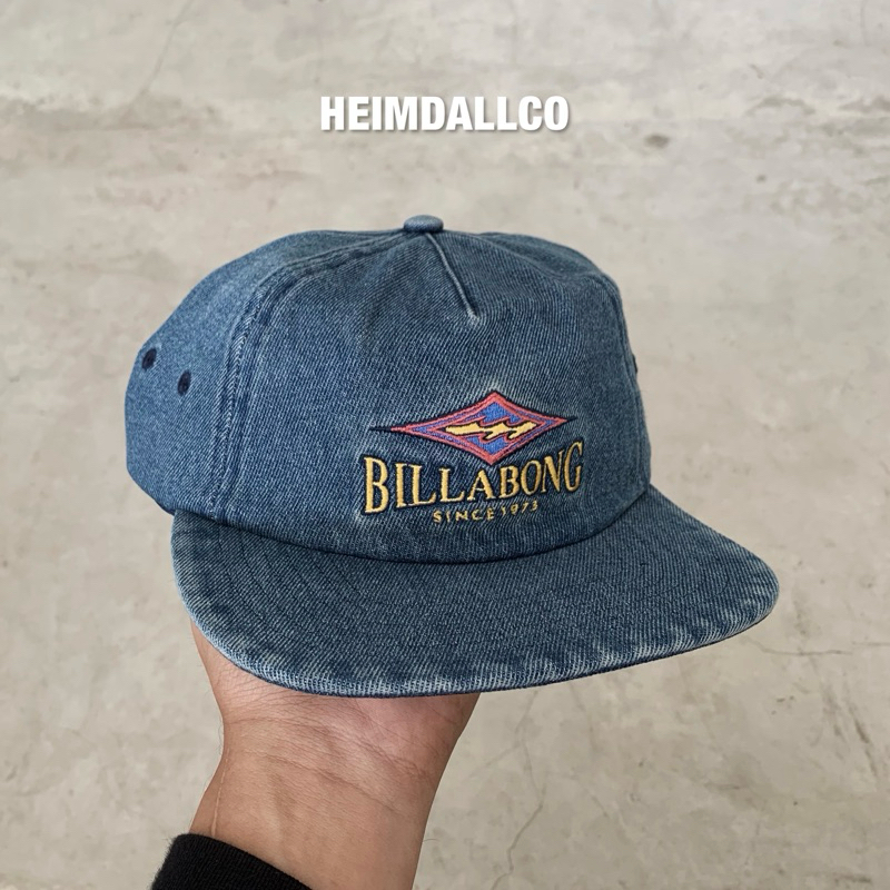 Billabong Heritage Strapback Cap Denim Indigo Original