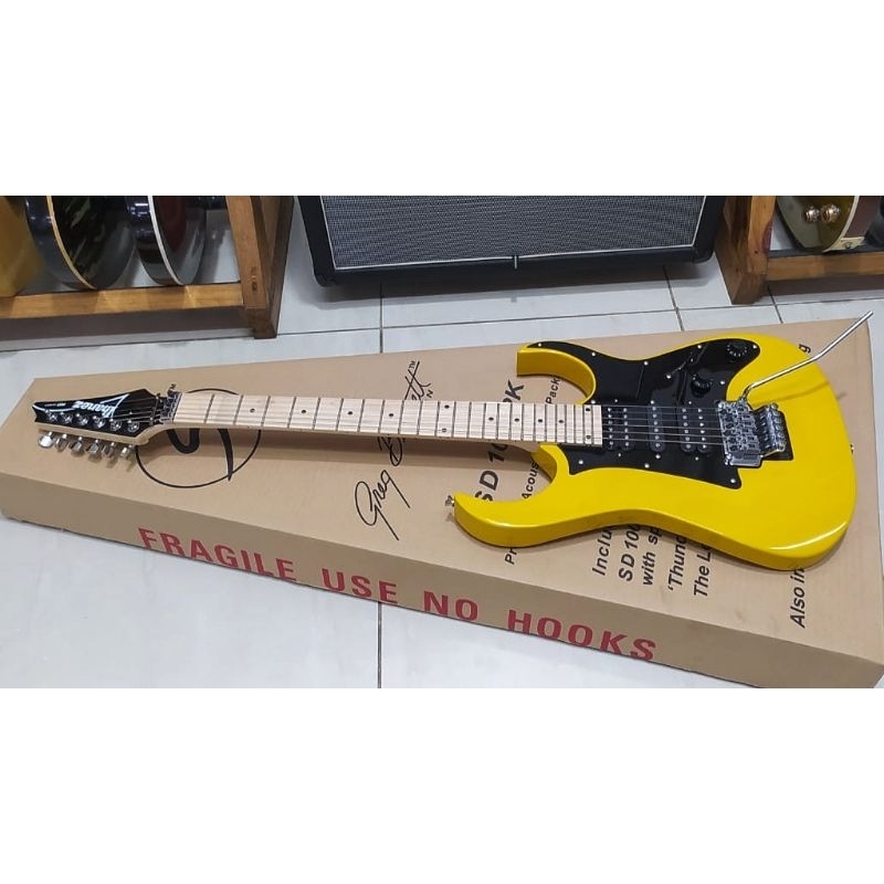 gitar Ibanez RG350dx yellow updown elektrik listrik