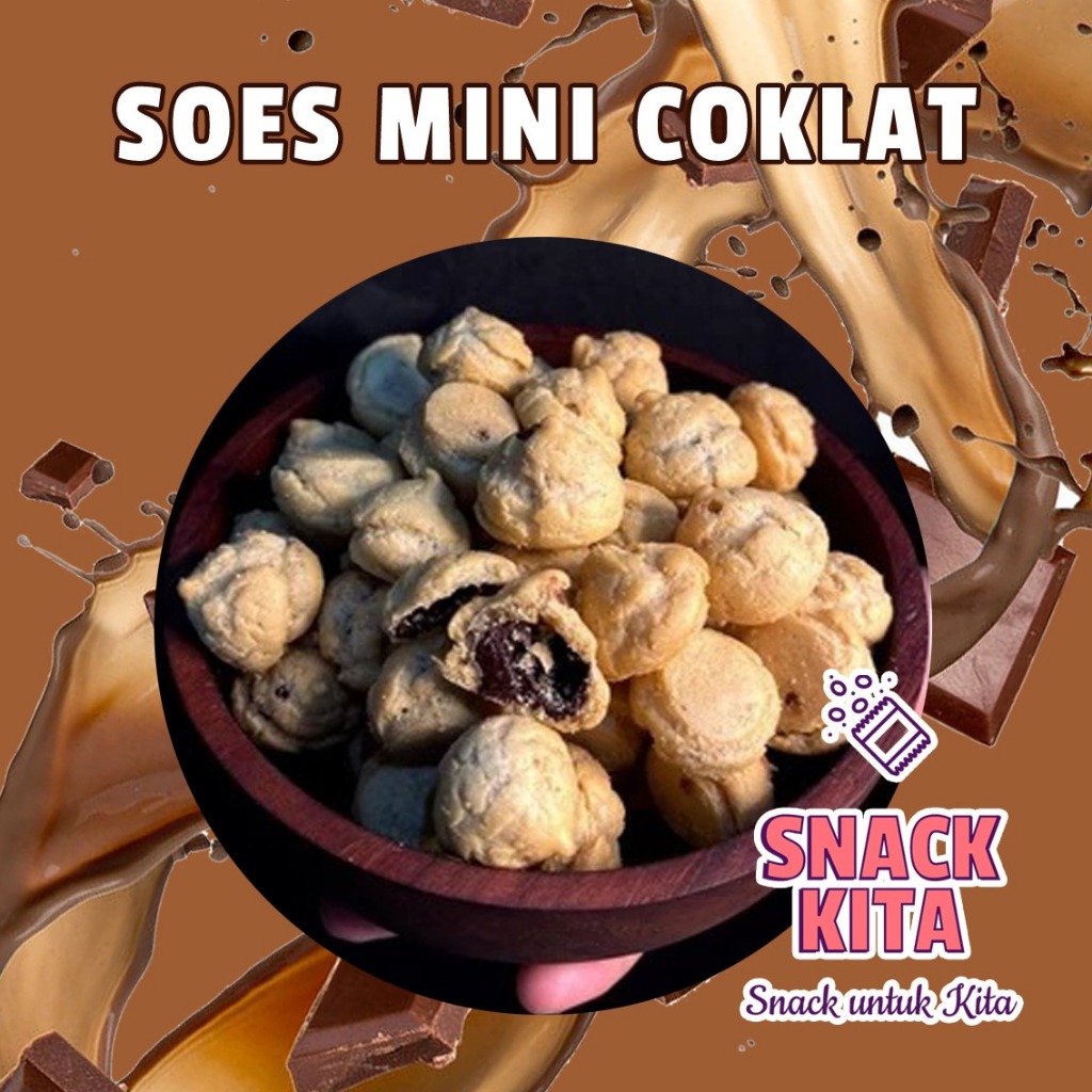 

Soes Sus Mini coklat/vanila 500 gram/ 250 gram