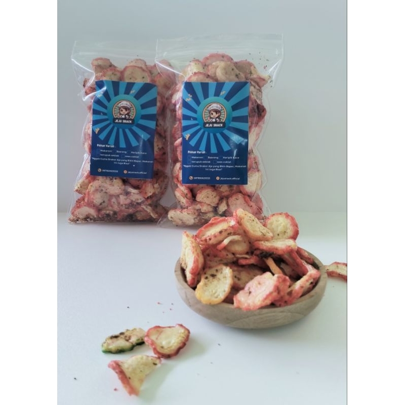 

kerupuk seblak pedas daun jeruk / krupuk seblak pedas daun jeruk 100 gram
