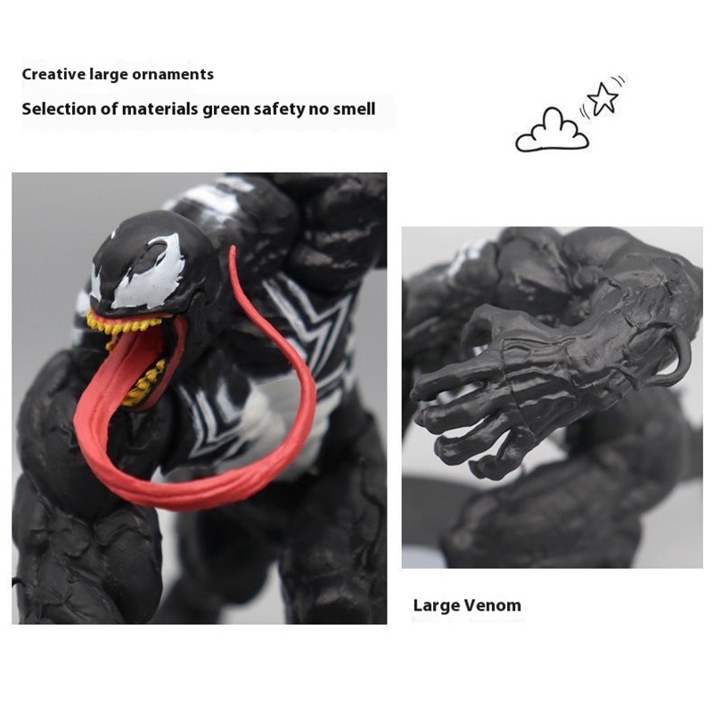 Hot Toys Venom Venom Mainan Anak Action Figure Venom Venom Carnage With Base Anak Pajangan Hiasan