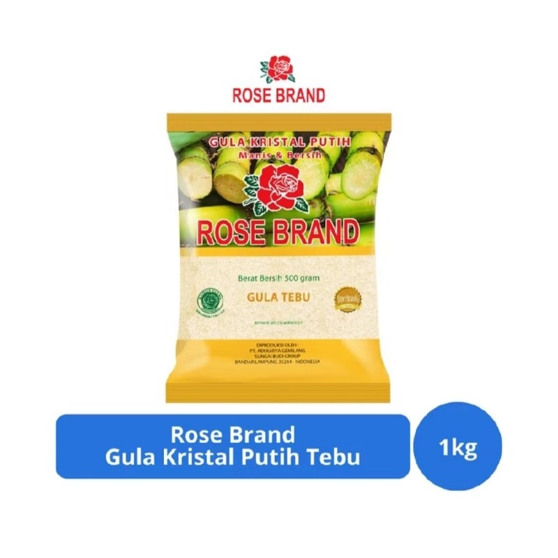 

Rose Brand Gula Kristal Putih Tebu - 1kg
