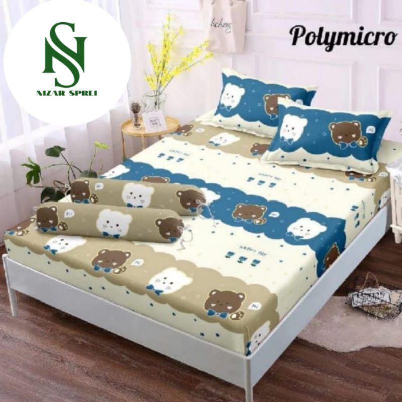 Sprei Full Karet Keliling Anti Geser Tinggi 30 Cm // Sprei Motif Karakter Bahan Adem // Sprei Homepa