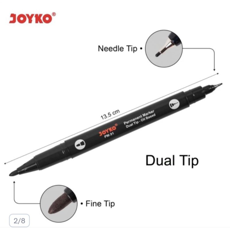 

Spidol permanen Joyko PM-31-33 (1pcs)