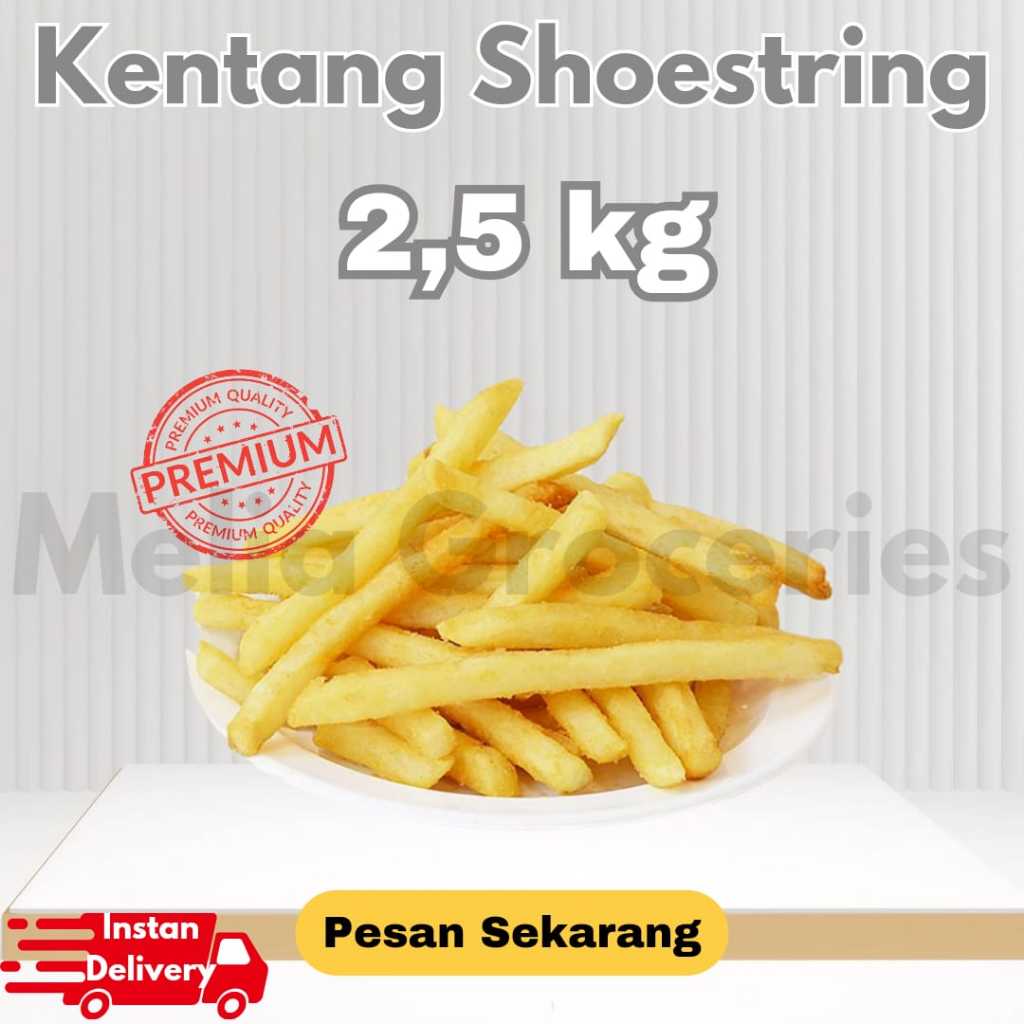 

Kentang Goreng 2500gr / Shoestring Cut Fries 2,5kg