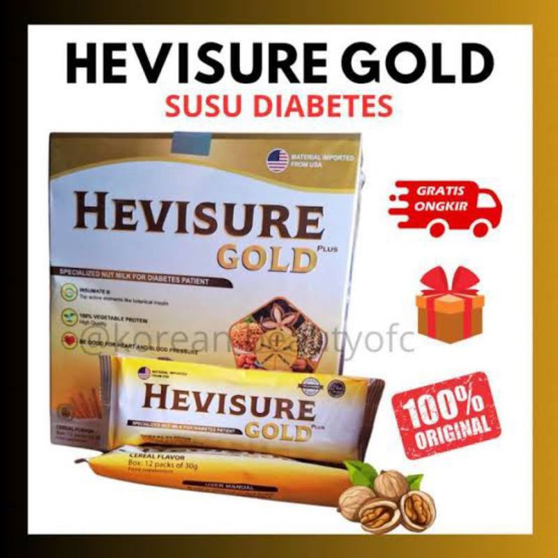 

HEVISURE GOLD Susu Obat Diabetes Kencing Manis Original BPOM Efektif Menstabilkan Gula Darah Anda