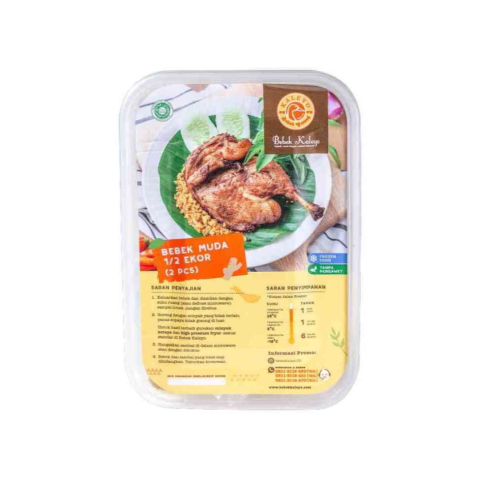 

Bebek Kaleyo Muda 4 pcs Frozen (termasuk ati ampela sambal)
