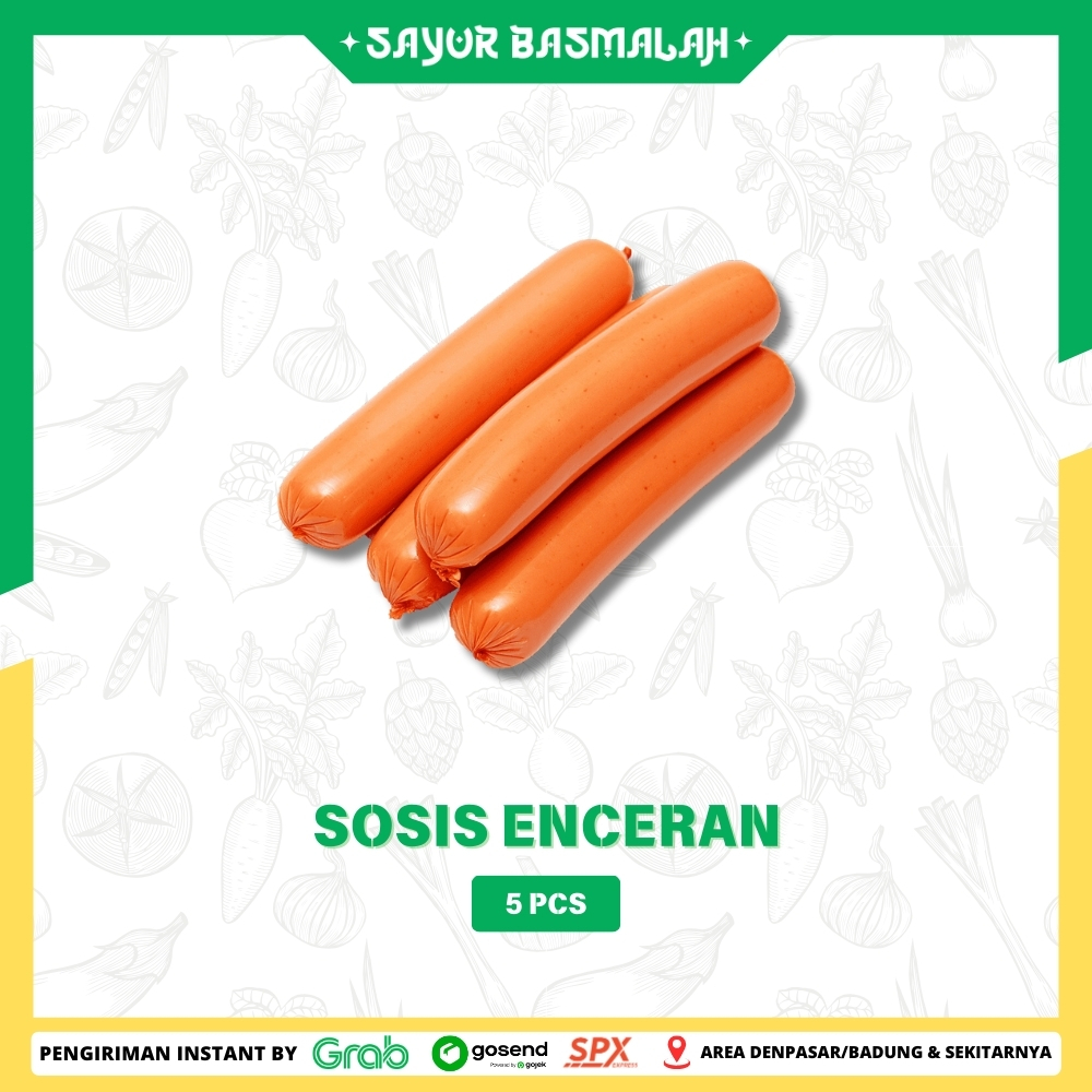 

Sosis Enceran 5 pcs - Sayur Basmalah