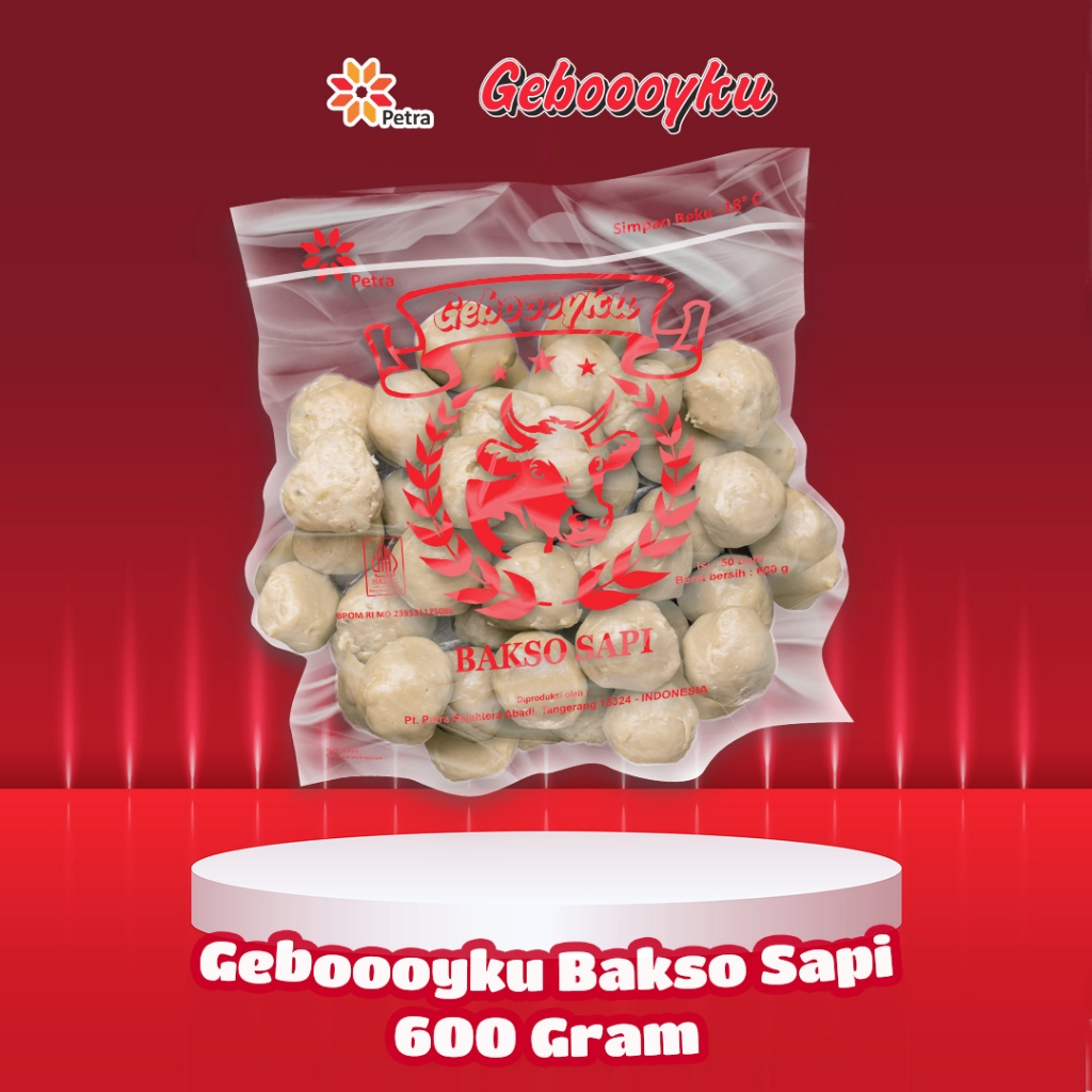 

Geboooyku Bakso Sapi 600 Gram