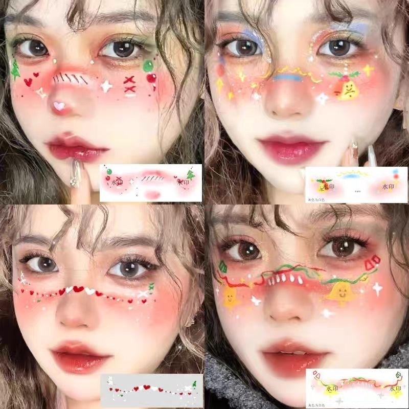 

Face Sticker Edisi Holiday Tahun Baru Christmas