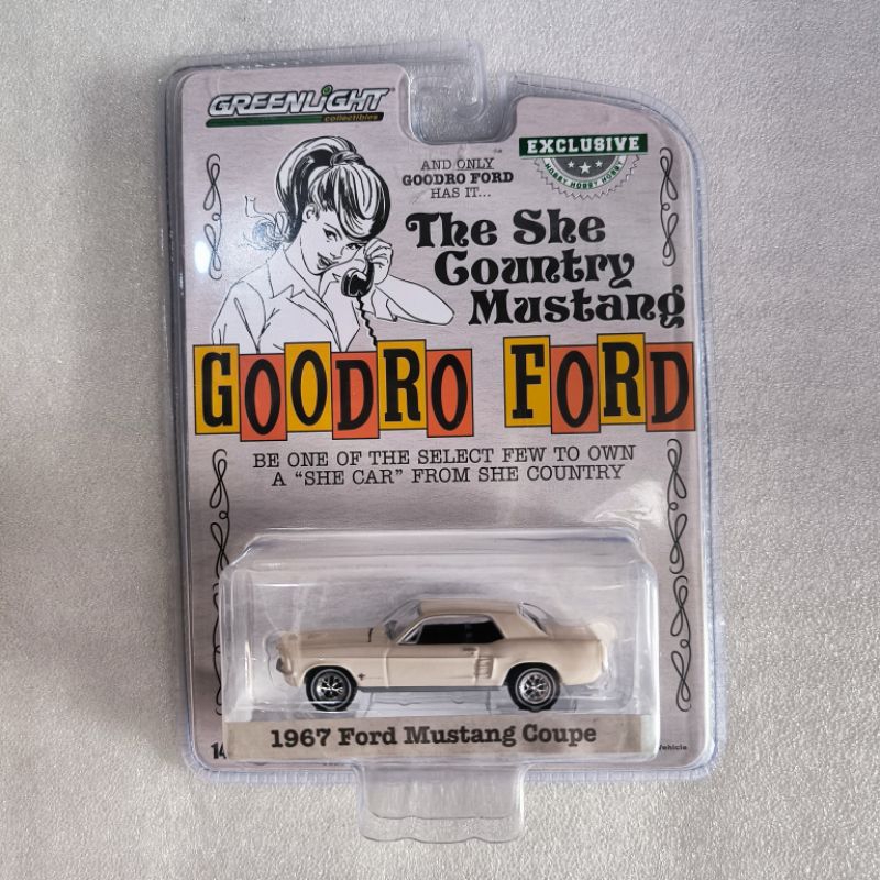 GREENLIGHT GOODRO FORD - 1967 FORD MUSTANG COUPE - BERMUDA SAND