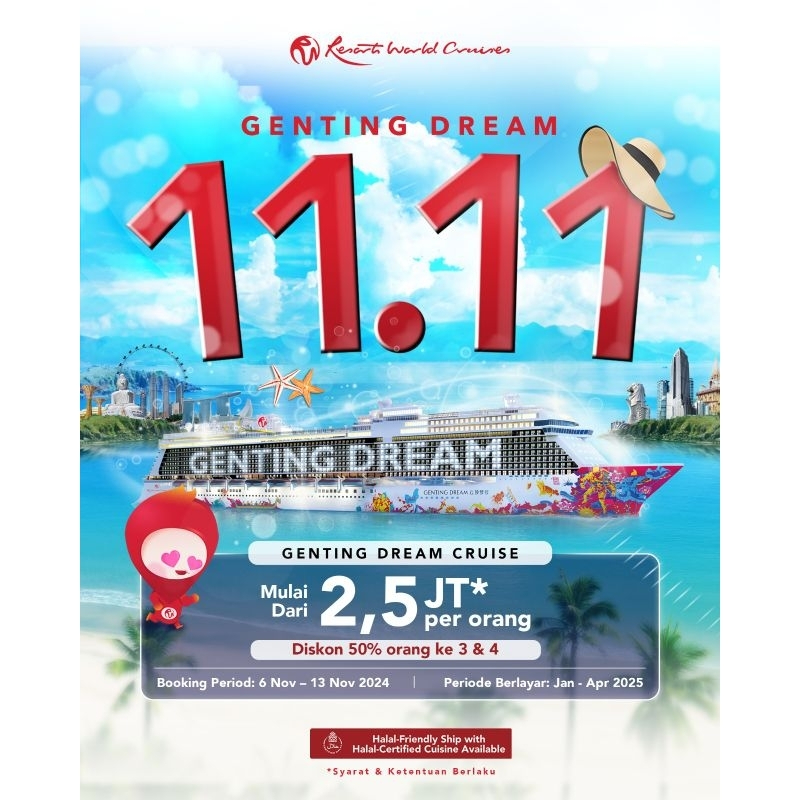 PROMO 11.11 GENTING DREAM CRUISE