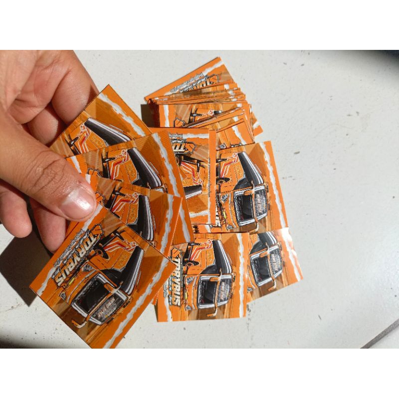 sticker astory bus nemo style ori/asli sesuai di pic
