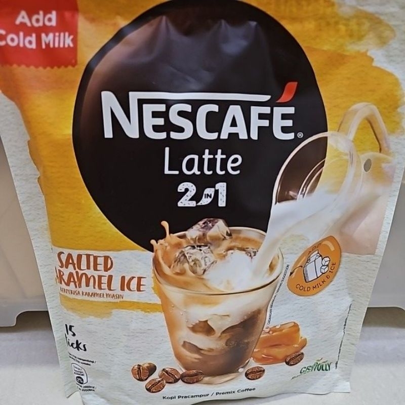 

Ready Stock Nescafe Latte 2in1 Salted Caramel