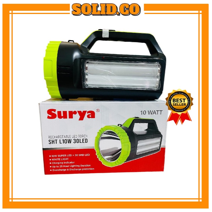Senter LED SURYA Jumbo Senter Besar SURYA SHT L10W 30 LED