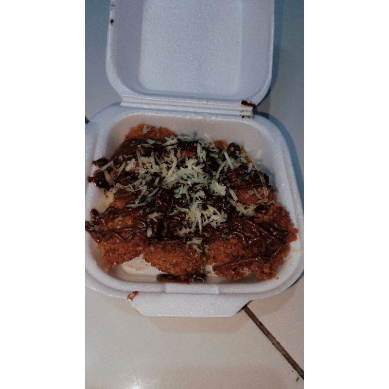 

pisang crispy frozen isi 25biji+ keju+coklat