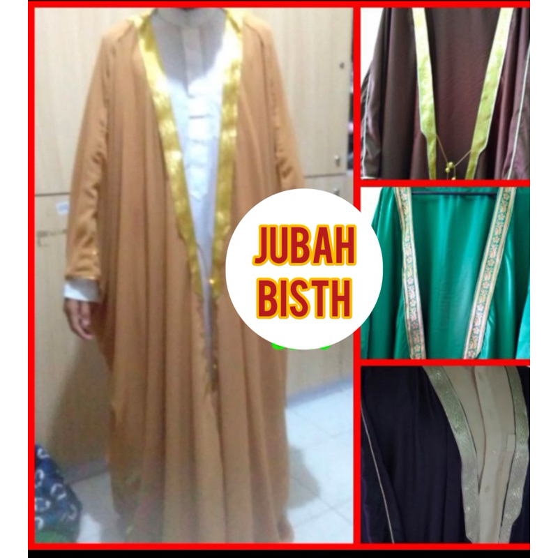 jubah luaran bisth habaib ustad imam bisa request uk dan wrn  mesjid arab jas