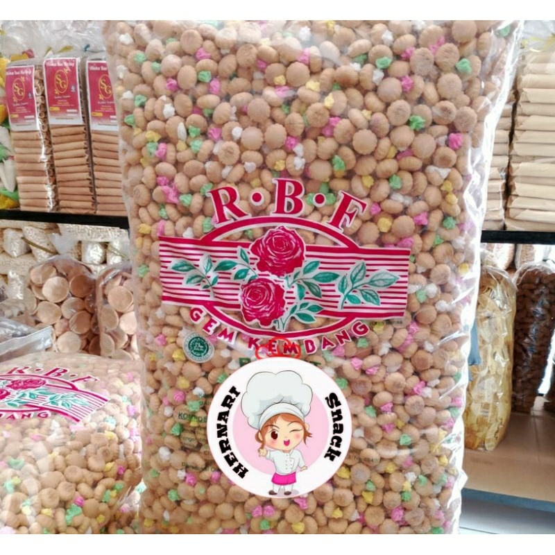 

Kue Kancing Gemrose 1kg / Kue Gemrose / Kue jadul Kue Kancing Murah / Oleh Oleh Kue Kancing