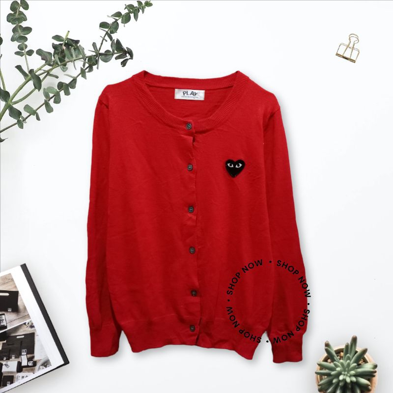 PLAY-comme des garcons cardigan