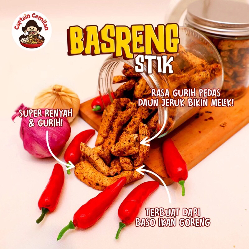 

Basreng Stick Pedas Daun Jeruk SIRASA SNACK