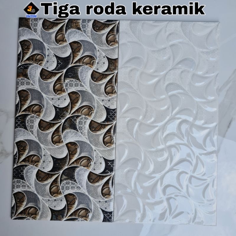 keramik 25x50 dinding kamar mandi/keramik dinding dapur/keramik tiang/keramik motif/keramik motif ba
