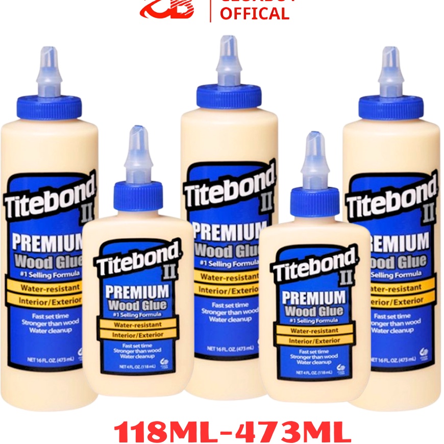 PROMO MENARIK Lem kayu Titebond II Lem kayu super kuat tahan air standar AS tahan air