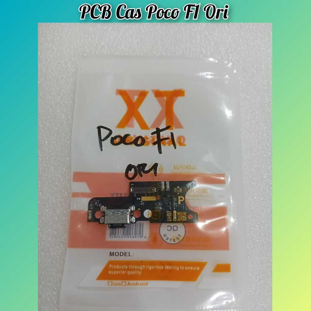 Flexible Pcb Cas Poco F1 ORI Papan Charger + MIC Pocophone F1 ORI