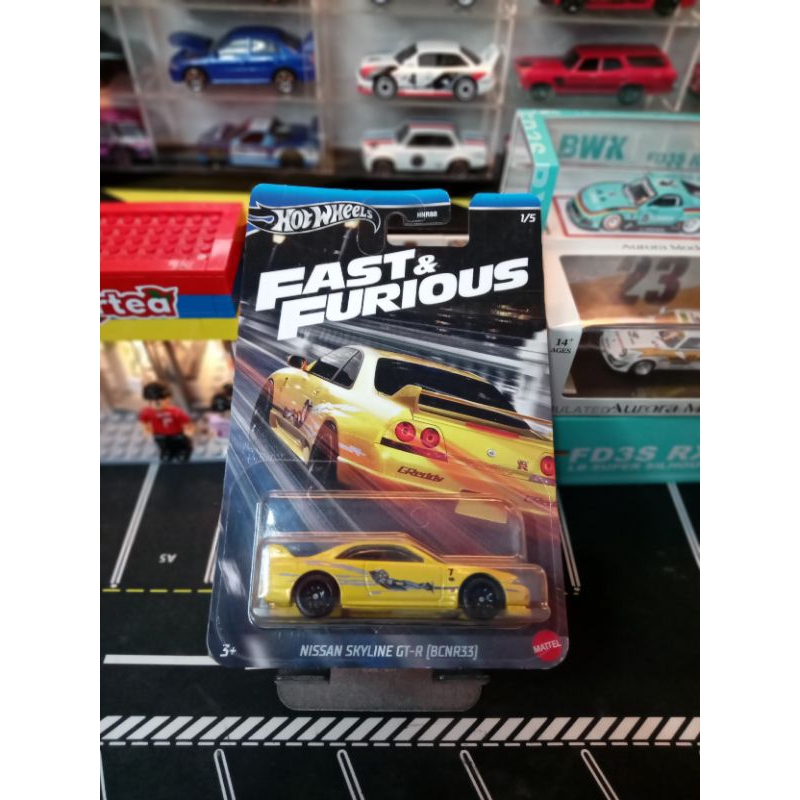 Hot Wheels Fast and Furious Nissan skyline R33
