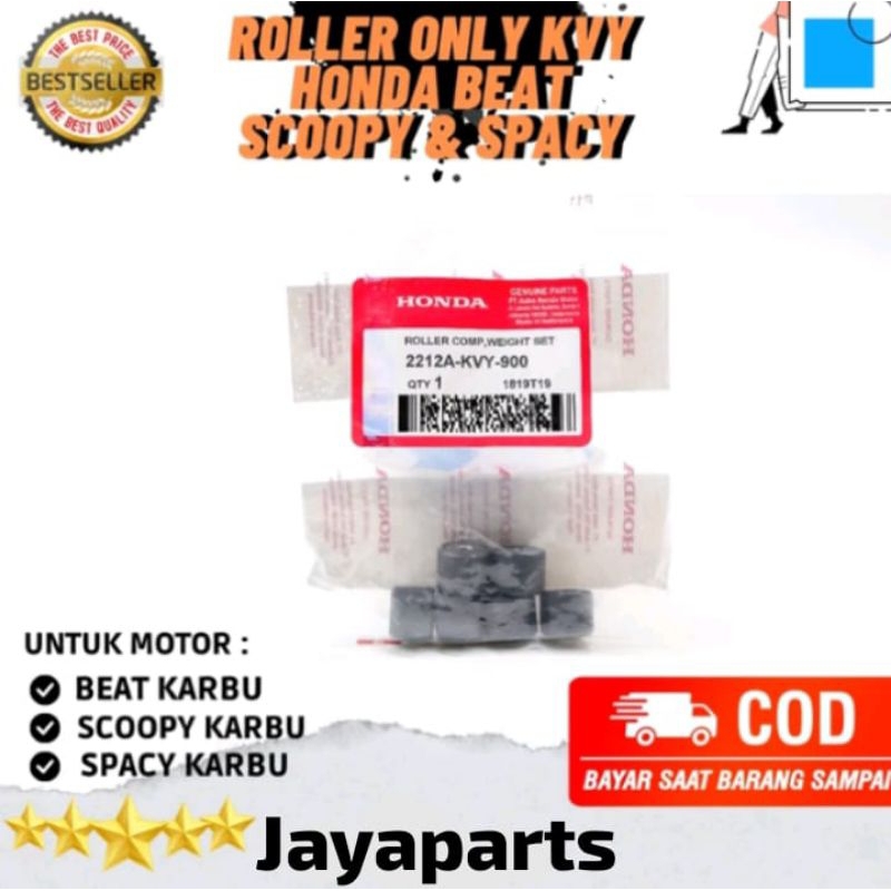 Roller Beat KARBU  SCOOPY KARBU Roller Weight Set BeAT Spacy Karbu 2212A-KVY-900 ROLLER SET BEAT