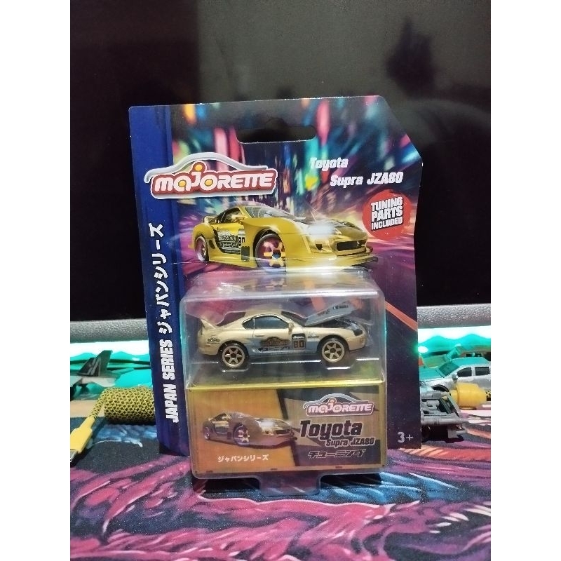 Majorette Toyota Supra JZA80 MK4 Chase Car Gold diecast