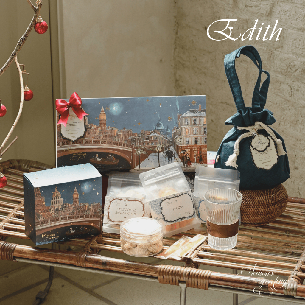 

EDITH -TheBoosterGift Christmas Hampers / New Year Gift / Parcel Natal / Hampers Natal / Hampers Tahun Baru