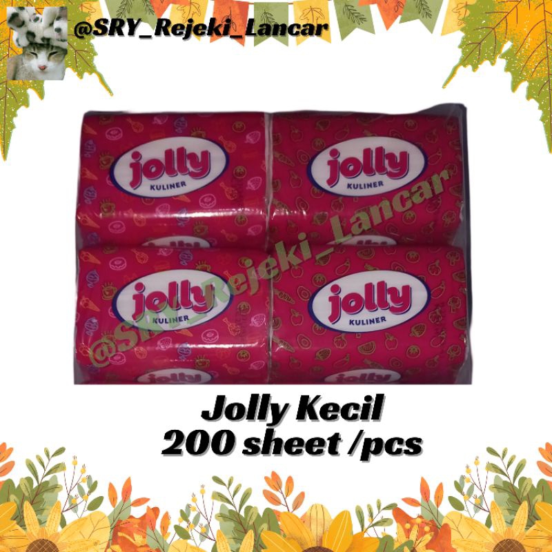 Tisu Jolly 200 Sheet