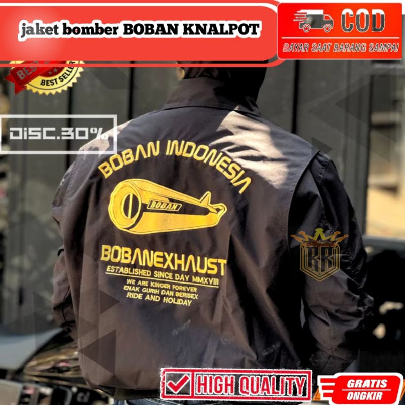 JAKET BOBAN BOMBER RX KING ORIGINAL