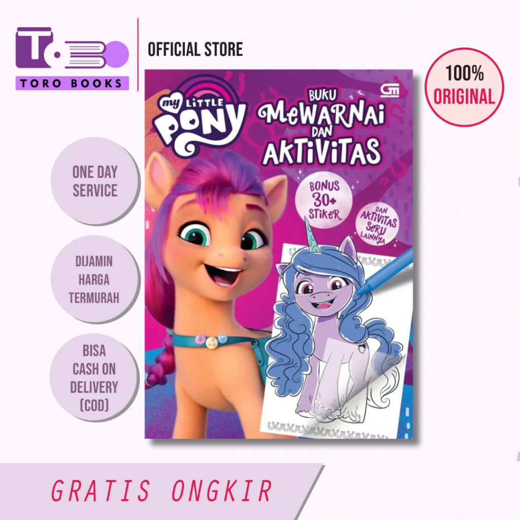 My Little Pony: Buku Mewarnai dan Aktivitas