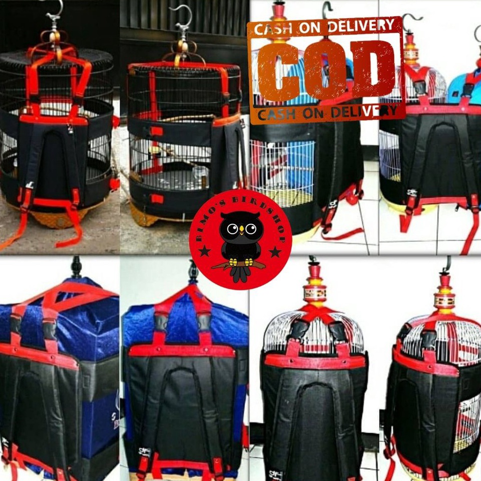 Hadir Terunik TAS GENDONGAN SANGKAR TAS MULTI TAS RANSEL GENDONG BAWA KANDANG BURUNG MURAI KOTAK LOV