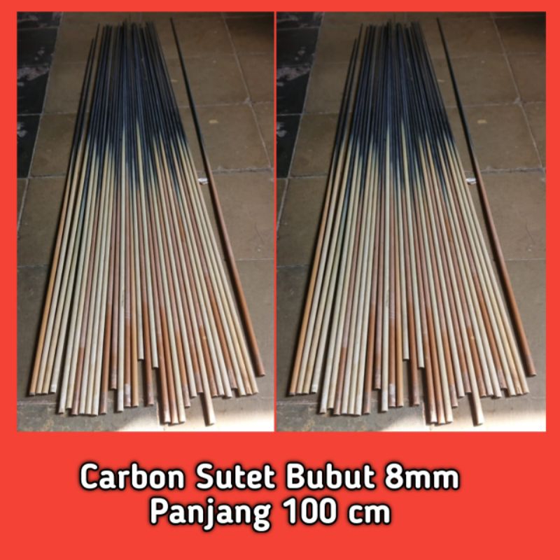 Karbon Sutet Bubutan 8mm 100cm