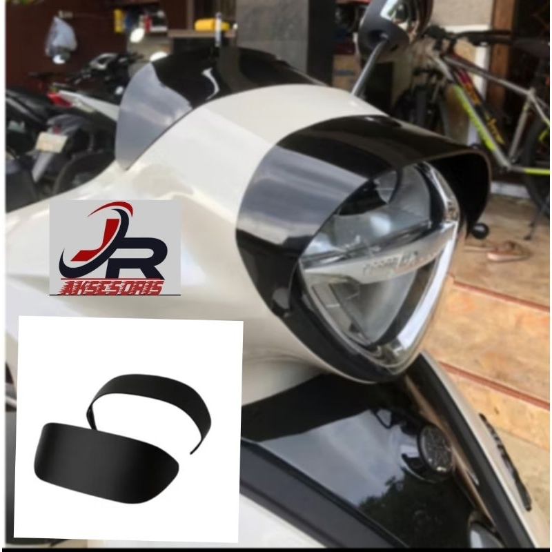 Visor Grand Filano Topi vilano plus lem warna hitam dof