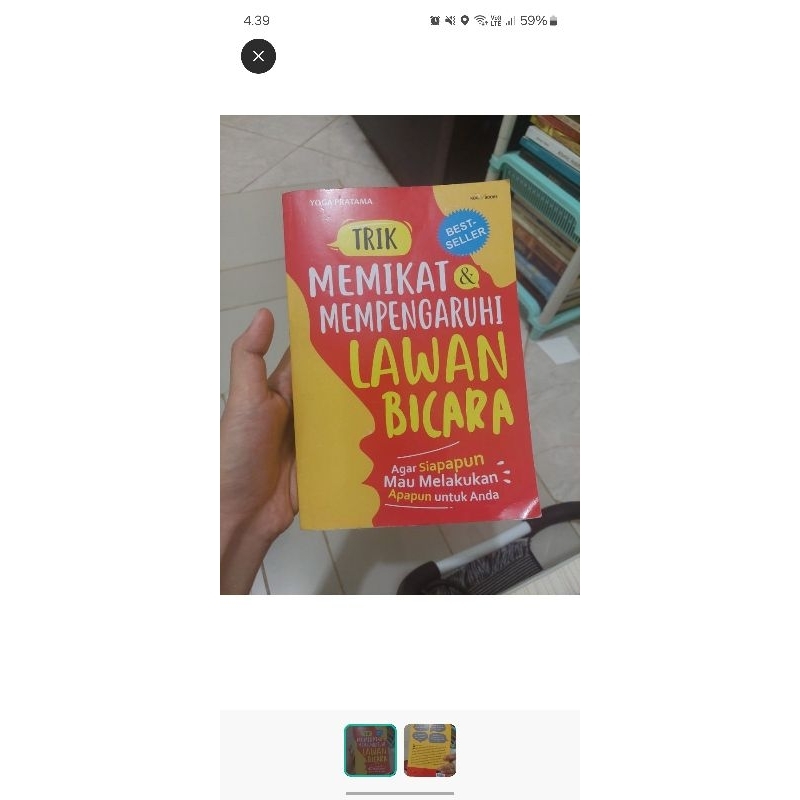 

Preloved Buku Self Improvement dan Novel