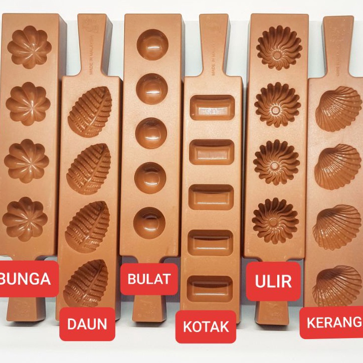 1 PC cetakan nastar ketok ketuk plastik kue kering loyang nastar daun bulat kotak kerang malaysia