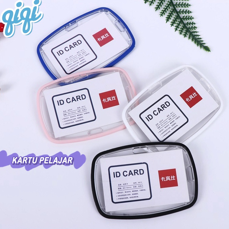 

Baru Terkini Tempat Kartu Id Card holder Kartu pelajar Qiqi Treasure