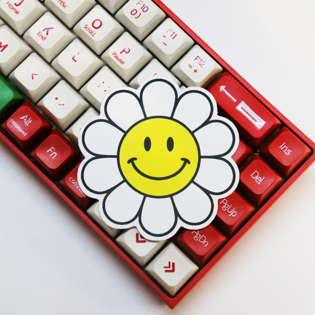 

STICKER YELLOW SMILE SUNFLOWER