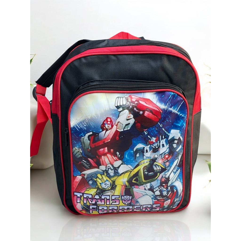 VINKI TAS RANSEL ANAK TK LAKI LAKI KARAKTER TRANSFORMER