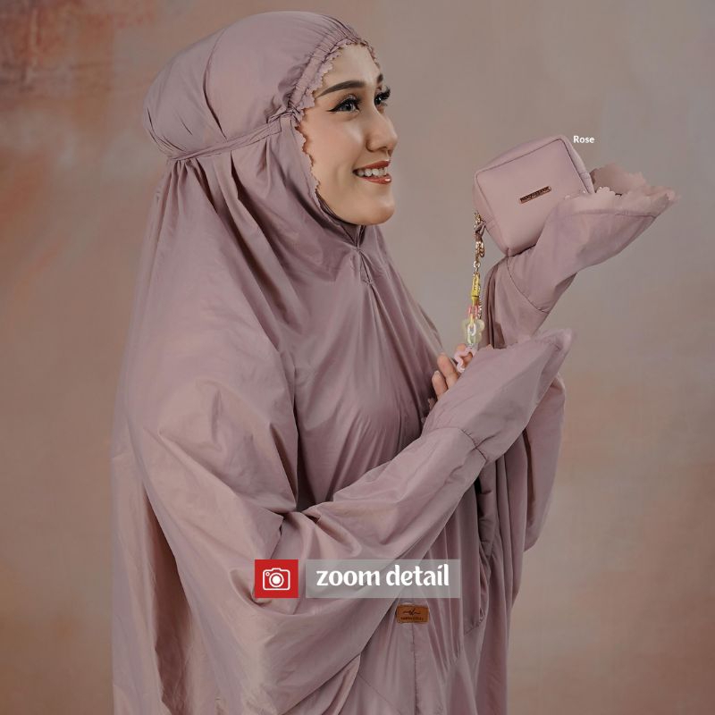 HIVVA MUKENA by Nadheera Luxury [ NEW - ND Plain Series ] Mukena Terusan Nadheera Luxury