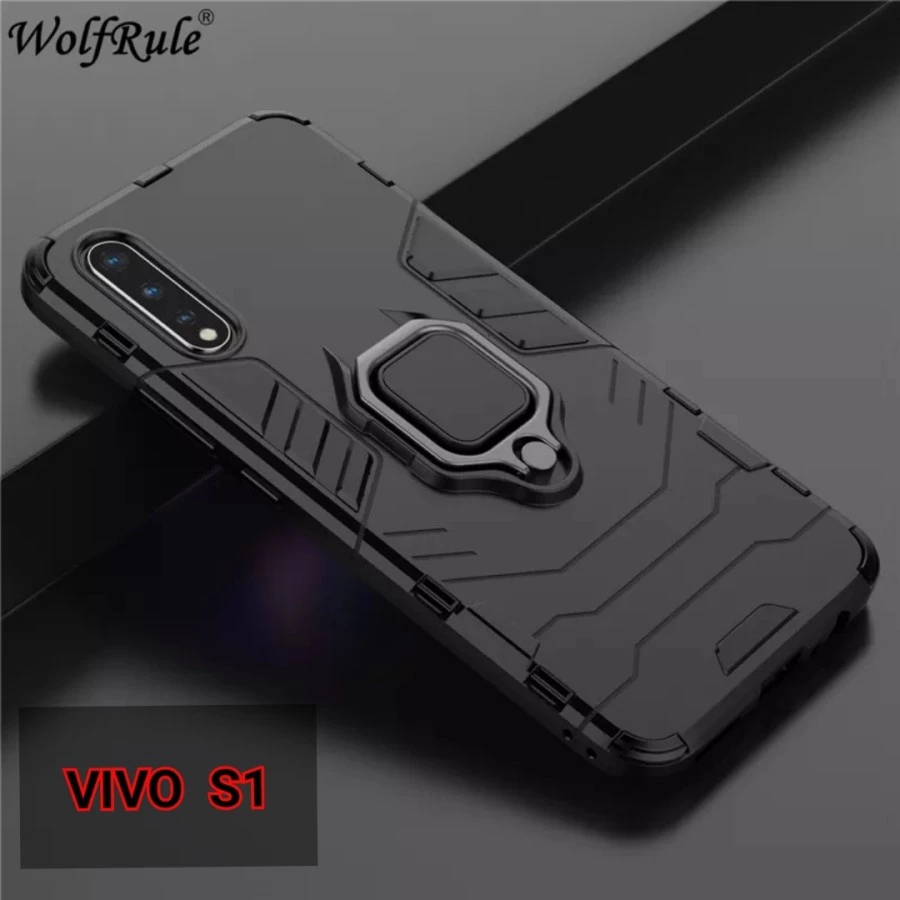 VIVO S1 / S1 PRO RUGGED ARMOR STANDING RING CASE