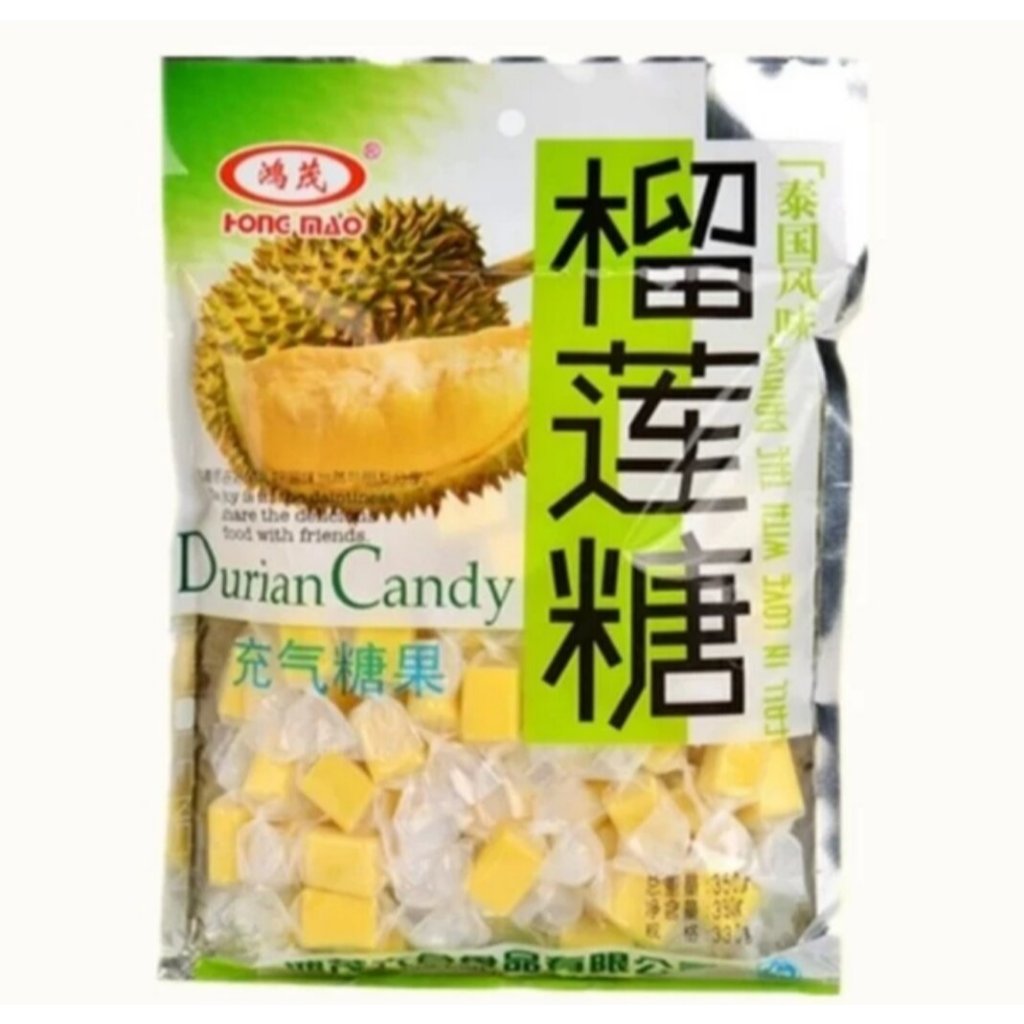 

Hong Mao Durian / Durian Candy / Permen Durian / Permen Lunak RASA DURIAN 350grm