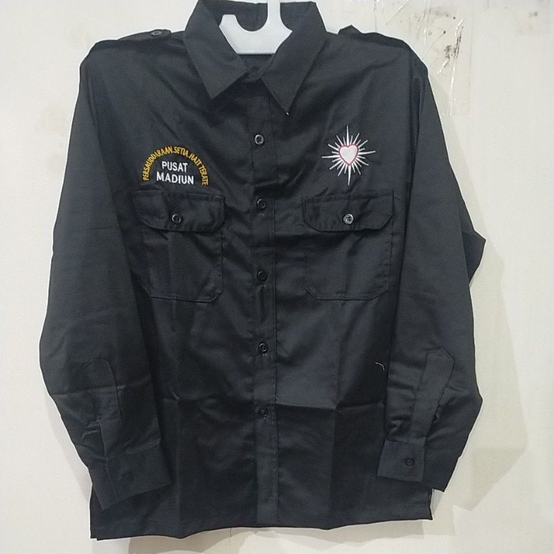 kemeja psht pusat madiun.hem PSHT terbaru.baju psht pusat Madiun