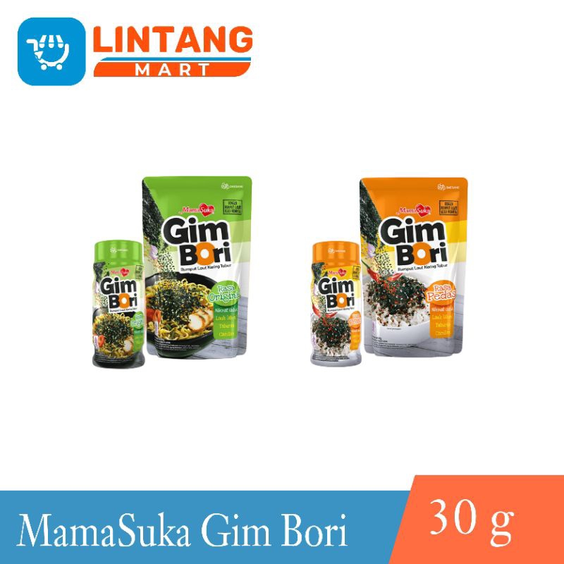 

✨LINTANGMART✨ Bon Nori Gim Bori Tabur MamaSuka Snack Rumput Laut